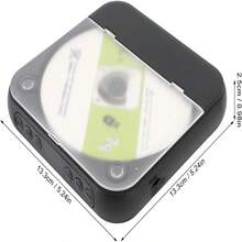 1pc Compact Desktop CD Player With Bluetooth 5.1, Made Of Durable Plastic Material, Portable Audio Entertainment Device;   Modern & Sleek Style, Black Color, Square - Shaped With A Transparent Lid, Features Built - In HiFi Speakers, LCD Screen Display, Timer Function, FM Radio, USB Type - C Port Detail.   Ideal For Enjoying CDs, Streaming Music Wirelessly.   Audio Gadget Perfect For Home, Dorm Rooms, Car Use, Year - Round Entertainment.   Great As A Gift For Teens, Students, Music Lovers On Christmas, Birthdays, Back - To - School Season.(Black) - Black - View 3