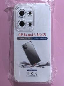 1 件 OPPO 透明防震保护壳，适用于 OPPO、Nothing 和 OnePlus 系列，手机壳，手机保护膜，手机壳，手机保护套，防震手机壳，透明手机壳，简约手机壳，纯色手机壳，透明手机壳，TPU 防震手机壳（军用级减震），超薄手机壳防水防摔防刮