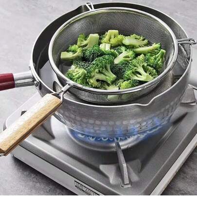 Cesta escurridor de acero inoxidable para la cocina