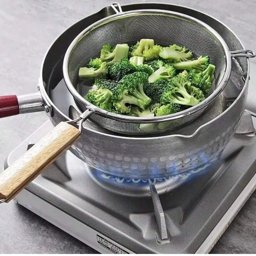 Stainless Steel Kitchen Draining Basket - Multicolor - View 1