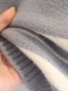 小男孩条纹针织圆领套头衫，全新秋冬系列