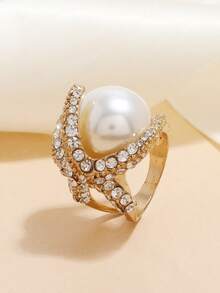 1pc Starfish Ring, Fashion Jewelry Gift For Women, Suitable For Birthday Party, Accessory For Daily Wear - starfish - View 11