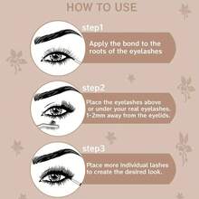 Sanishi Lashes DIY Eyelash Extensions Set, 144 Lash Clusters, Cluster Lash Applicator, Lash Cluster Adhesion & Sealing Super Fix, Easy To Use At Home. - Black - View 7