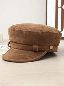 1 pièce Béret femme de couleur unie, polyvalent et rétro. Convient pour l'automne/l'hiver. Casquette d'artiste élégante. Casquette de type "newsboy" de haute qualité et chaude pour les déplacements quotidiens, le camping, les voyages, la randonnée, les parcs à thème, les cafés, les fermes, les rassemblements familiaux, les fêtes, les séances photo - MM2271 - Voir 14