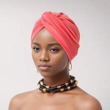 1pc New Fashion Rhinestone Decor Twist Knot Turban Hat - Multicolor - View 12