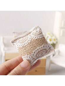 3/2/1 chiếc bàn cà phê/bàn phụ tròn bằng sắt nghệ thuật thu nhỏ, bàn trà, đồ nội thất nhà búp bê tỷ lệ 1:12, đồ nội thất phòng khách mini, ghế sofa trắng mini, bộ đồ chơi, thích hợp làm quà tặng Giáng sinh và năm mới, ghế sofa gỗ mini, đệm - Nhiều màu - Xem 9