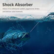 RUNCL PowerMono - Línea de pesca monofilamento 300/500/1000 yardas - Máxima fuerza, amortiguador, suspensión en agua, amigable con nudos, línea de pesca overol de 3 a 35 libras, baja y alta - F - Amarillo - Ver 10