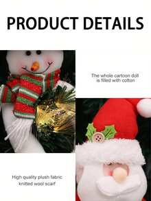 1 đồ trang trí Giáng sinh, Móc rèm sáng tạo, Ông già Noel hoạt hình, Người tuyết, Tuần lộc, Trang trí rèm cửa, Khóa rèm cửa, Trang trí bối cảnh, Trang trí tiệc ngày lễ, Trang trí phòng, Trang trí nhà cửa, Trang trí hành lang, Trang trí cửa sổ, Trang trí văn phòng, Trang trí Giáng sinh., Giáng sinh - Nhiều màu - Xem 6