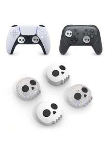 2pcs Spider Web Pattern Joystick Caps, Compatible With Switch Pro/PlayStation5/4 Game Controller Silicone Caps, Button Covers, Gaming Console Controller, Gaming Accessories, P4/P5 Controller High-Performance Thumb Grip Caps, Best Gift For Gamers, New Year's Christmas Gift For 2026 - Multicolor - View 6