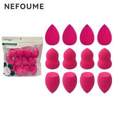 NEFOUME 1 Pack Of 12pcs Makeup Sponges With Storage Bag, Multipurpose Makeup Sponge For Liquid, Cream And Powder Foundation, Latex-Free Dry & Wet Use Makeup Sponges, Suitable For All Skin Types - Multicolor - View 11