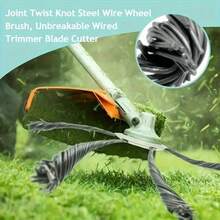 1pc Steel Wire Remover Disc, Twist Grass Cutter Head, Easily Uproot Weeds, Suitable For Large Area High-Efficiency Weeding, Applicable To Various Terrains, Gardening Assistant