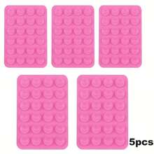 Suport telefon cu ventuză din silicon 3/5/12 buc, suport pătrat mobil portabil, instrument de fixare a telefonului antiderapant, instalare ușoară, potrivit pentru smartphone-uri compatibile cu , telefon Android, cadou pentru ziua de naștere, familie, cadouri pentru prieteni, suport telefon baie, accesorii telefon, suport adeziv - Multicolor - Vizualizare 14