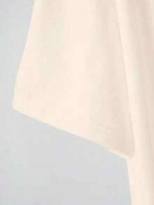 Camiseta de mujer de cuello redondo de manga corta con estampado de calavera, camiseta gráfica de verano para mujer - Beis - Ver 3