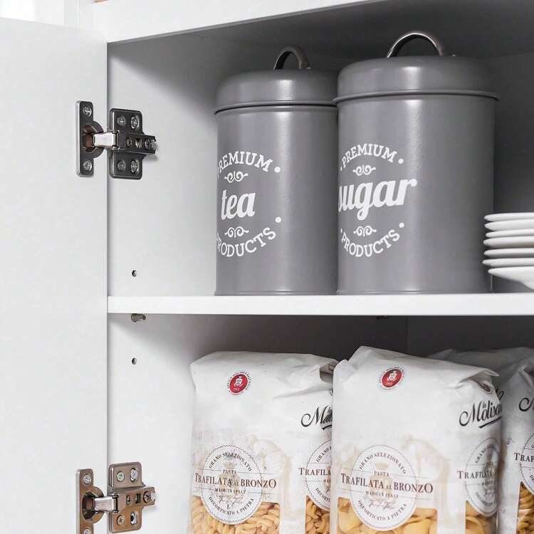 SoBuy Kitchen Trolley Kitchen Storage Trolley Mobile Kitchen Cabinet With Rubber Wood Worktop W72 X D42 X H84cm FKW123-WN - White - View 7