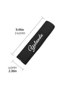 1pc Customized Embroidered Name Car Seat Belt Shoulder Pad, Backpack Shoulder Pad, Safety Belt Anti-Chafing Cover, Multi-Purpose Shoulder Strap Pad, Suitable For All Seasons And Vehicle Models, Also Applicable To Backpack Straps, Camera Straps
