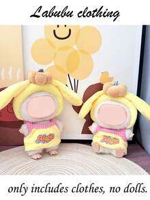 1 Piece Of New Large-Sized L Abubu Gift Doll Clothing, Featuring A Unique And Stylish Doll Blind Box Design, A Creative Toy For Teenagers. It Is Suitable As A Birthday Gift Or A Souvenir For Classmates, Friends, And Family.