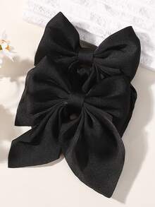 2 kẹp tóc nơ xinh xắn - Thiết kế thời trang, phù hợp với nhiều kiểu tóc và dịp khác nhau. Phong cách tối giản, phù hợp với các bé gái, phụ kiện hoàn hảo cho trường học, tiệc tùng hoặc trang phục thường ngày. - kẹp bướm - Xem 10