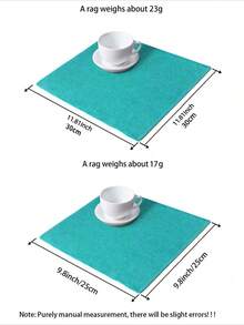 20pcs/Pack Ultra-Soft Microfiber Cleaning Cloths, 11.5" X 11.5", Random Colors, Absorbent Rags, Kitchen Cleaning Cloths, Glass Cleaning Cloths, Multi-Purpose Soft Quick-Dry Sponge Set - Kitchen, Bathroom, Home Essentials - Multicolor - View 3
