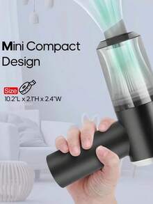 Aspirador De Pó Com 2 Bateria Usb Portátil Completo Linha Premium Carro E Casa 2000mAh Multifuncional