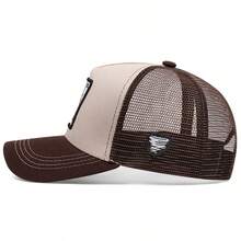 1 件华纳兄弟卡通刺绣棒球帽，户外运动活动网眼棒球帽，街头服饰