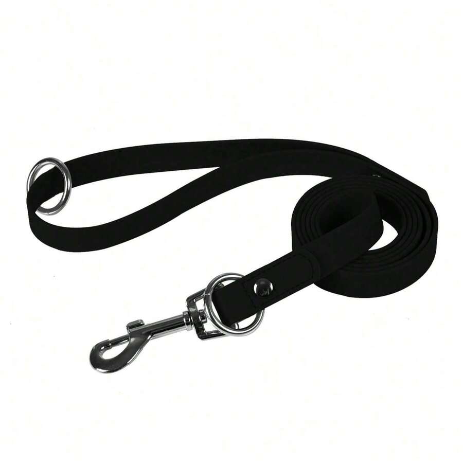 Strapazierfähige PVC Hundeleine, wasserdicht, geruchlos, rostfrei, leicht zu reinigen, angenehmes Griffgefühl, stabile Leine geeignet für kleine, mittlere und große Hunde, zum Spazierengehen und Training