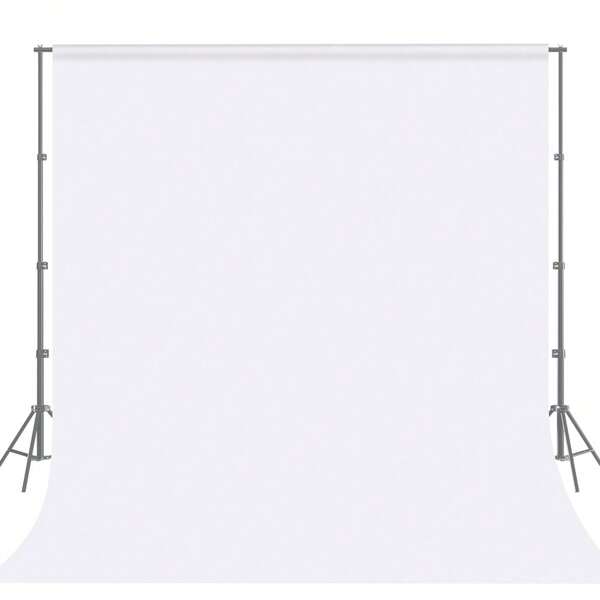 GAINVANE White Backdrop For Photography, Pure Polyester Wide White Photo Booth Backdrop Collapsible Screen White For Photoshoot, Party And Video White Backdrop Background For Photography Photo Booth Backdrop For Photoshoot Background Screen Video Recording Parties Curtain (Excluding Brackets And Clips)