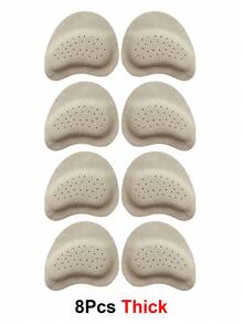 8Pcs (4 Pairs) Women's Sandal Forefoot Pads, High Heels Non-Slip Foot Care Insole Stickers, Self-Adhesive Stickers Body Care In Shoes, Suitable For Travel, Sports, Outdoor, Thick And Versions Are Optional - Multicolor - View 11