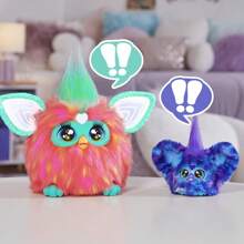 Hasbro Furby Furblets Star- 迷你朋友，45+ 种声音，Galaxy 音乐，只会说 Furbish，电子毛绒玩具，互动宠物，深蓝色，适合 6 岁以上儿童，开学礼物 - STAR-LEE - 查看 5