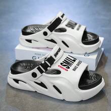 2025 Summer New Men's Bionic Outdoor Beach Resort Style Comfortable Thick Soft Bottom Versatile Couple Casual Slip-On Sandals For Driving & Leisure