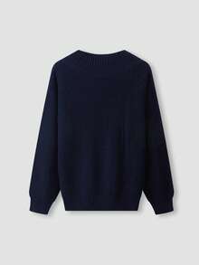 Vivid Style Women's Casual Colorblock Wide Striped Loose Knit Pullover Sweater, Suitable For Outings, Christmas, New Year And Other Occasions, Can Be Worn As Christmas