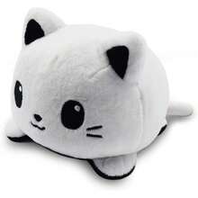 TeeTurtle - The Original Reversible Cat Plushie - White + Skeleton - Glows In The Dark!- Cute Sensory Fidget Stuffed Animals That Show Your Mood - Perfect For Halloween!, 4 Inch - 燕尾服 - 查看 10