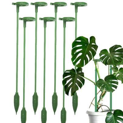 1 pieza Soporte de planta, Soporte de maceta, Varilla de soporte irregular, Varilla de musgo flexible, Soporte de planta trepadora de interior - Soporte de planta trepadora en maceta - Soporte de planta de interior alta - Accesorio