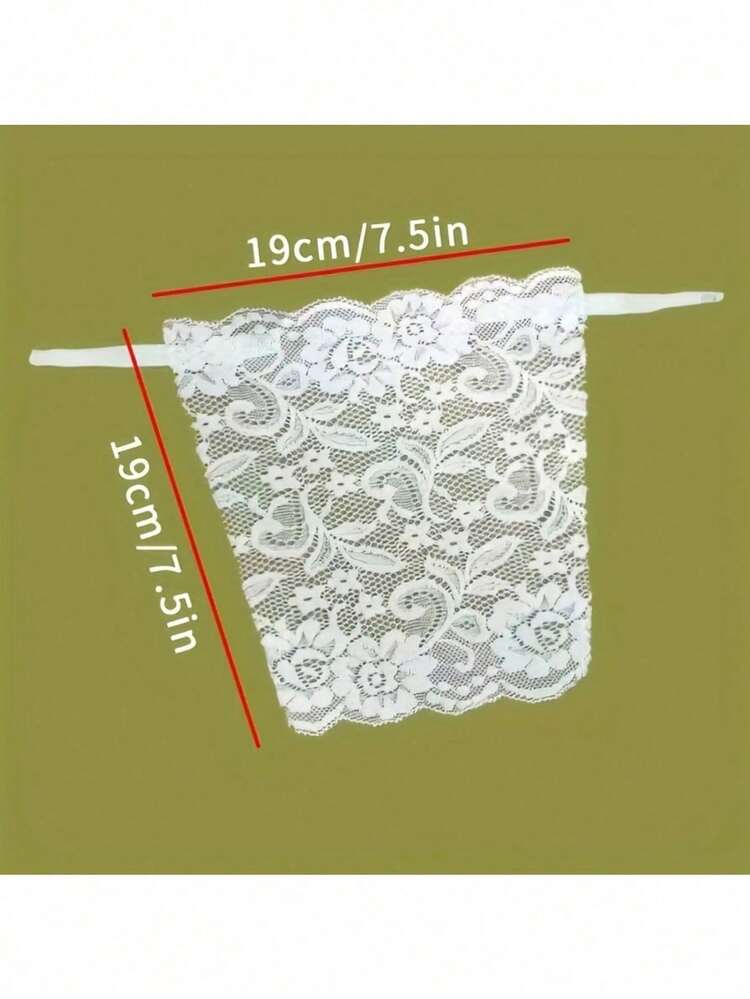 3pcs Elegant Floral Anti-Glare Bra Pads - Fashionable & Comfortable Padded Inserts, Lace Knit Lining, Random Color - Multicolor - View 5