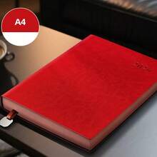 1pc Simple 2026 Planner With Pen A5/A6 Leather Case Portable Practical Daily Plan Diary Efficiency Manual Calendar (2026Z Model Without Pen) - Multicolor - View 21