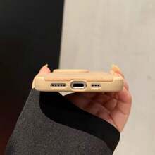 Funda con estampado de leopardo para phone 16 Pro Max, 16 Plus, 15 Pro, 14, 13, 12 y 11. Tacto de piel sintética, protectora y anticaídas. Nueva funda de silicona para mujer. Suave - Marrón claro-1 - Ver 6