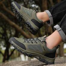 Lady's High-Quality Hiking Shoes - Non-Slip And Durable, Outdoor Shoes With Rugged Grip, Lace-Up Design And Ventilation Holes, All-Day Comfort, Four-Season Versatility | Low-Top Sports Shoes | Cross-Country Accessories