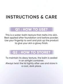 JUDYDOLL 薄荷紫丁香高光膏，焕彩多用途霜，高光膏，适合初学者，日常使用，约会，派对，化妆活动 - H01 Freshwater Pearl - 查看 10