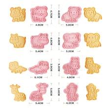 Cookie Cutters,3D Embossers Set ,3D DIY Cartoon Pressable Biscuit Mold DIY Cookie Stamp Kitchen Accessories Pastry Bakeware,Frosting Cutting Mold Fondant Baking Tools. Wedding Festival Wedding Gifts Wedding Cake Tools
