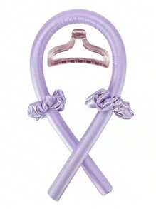 Women's Satin Heatless Curl Set, Heatless Curls Overnight, Heatless Styling Curling Rod, Sleeping Curl Styling Tool For All Hair Types Pink,Hair Accessories ,Hair Styling Tools For Barber Salon Beauty Travel Essential Hair Products,Hair Cares,Hair Accessories - Pink - View 11