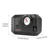 Carsun Tire Inflator Portable Air Compressor, Bicycle Tire Pump, Mini Portable 12V DC Air Compressor, High Brightness Night Lighting, Mechanical Tire Inflator - Wired Mechanical Model - View 10