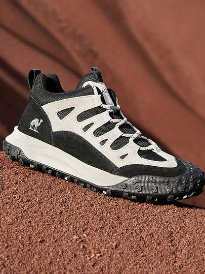 CAMEL CROWN Men's Sports Casual Shoes, Autumn And Winter Outdoor Anti-Collision Foot Protection, Lightweight Shock Absorption Hiking Shoes