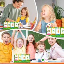 CVC Word Games, Desktop Educational Card With English Illustration For Natural Spelling And Sentence Building,Learning Activity Supplies Back To School (Colours And Details Are Random) - Multicolor - View 10