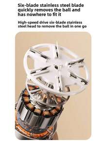 1pc Electric Lint Remover For Daily Use/Travel Cloth Hair Remove 1200mAh Electric Hair Removal Ball Machine - Multicolor - View 6