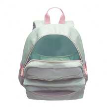 Mochila Escolar Notebook com Necessaire  Soft Verde