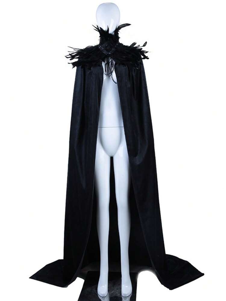 Cape Médiévale à Capuche Pour Homme – Style Magicien, Viking, Cosplay, Halloween – Unisexe – Taille Unique – Idéale Pour Jeux De Rôle Et Fêtes