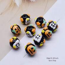 5 Stücke Halloween Perlen, geeignet zum Herstellen von Armbändern und Halsketten