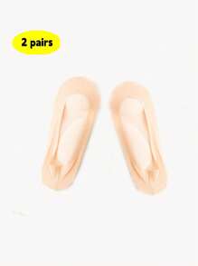 1 Pair Women's Thin Arch Support Cushion Socks, Seamless Non-Slip Breathable Moisture-Wicking Foot Pads, Suitable For High Heels And Flats - Multicolor - View 12