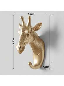 3D Animal Wall Hook Head Sucker Hanging Hooks Storage Rack Key Holder Organizer Coat Hat Hanger Home Decor - Multicolor - View 6