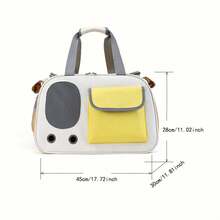 Foldable Airline Approved Pet Carrier Bag For Small Dogs Cats Rabbits Puppies - Durable Oxford Fabric Travel Tote With Ventilation Mesh & Secure Zipper Closure | Soft-Sided Lightweight Design For Airplane Car Outdoor Hiking Walking Shopping Vet Visit | Portable Puppy Cat Handbag Carrier Purse For Daily Use | Christmas Birthday Gift For Pet Lovers (IISVGE) Cat Carrier Cat Bag