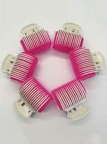 12pcs Professional Curling Rollers, Durable Plastic Hair Styling Clips, 6 Rollers & 6 Clips, Salon-Grade Curling Tools For DIY Hair Design, No Heat Required, Easy To Use And Convenient, Hair Styling Accessories | Stylish Hair Accessory | Durable Plastic Rollers, Hair Styling Tools, Hair Accessories, Hair Styling Kit, Hair Tool Kit, Home Beauty Women Accessory Gifts